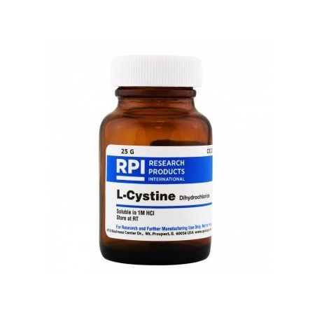 Rpi L-Cystine, Dihydrochloride, 25 G C81070-25.0